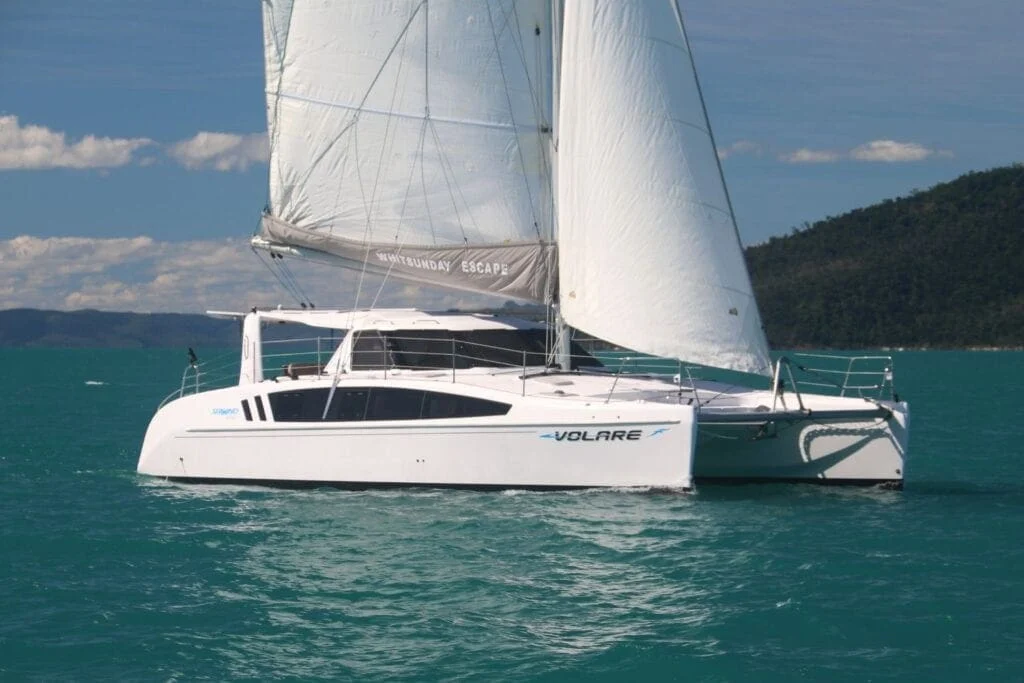 Volare Seawind 1260 sailing catamaran in the Whitsundays