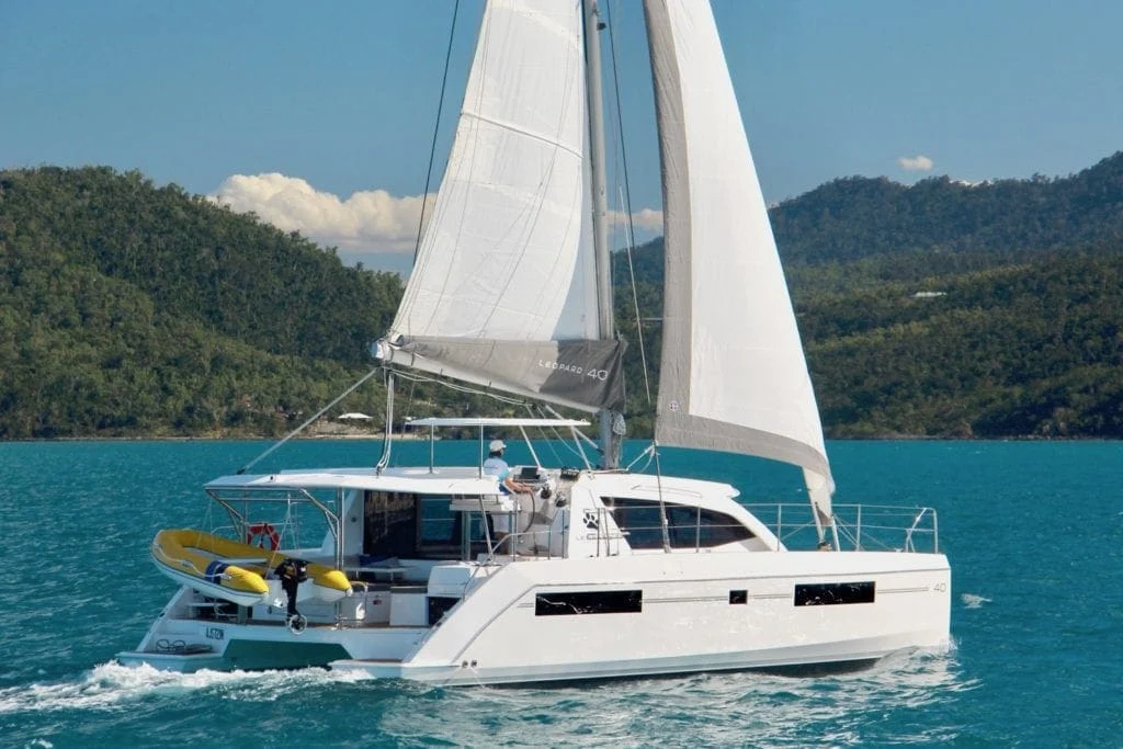 Montessa Rose Leopard 40.3 sailing catamaran in the Whitsundays