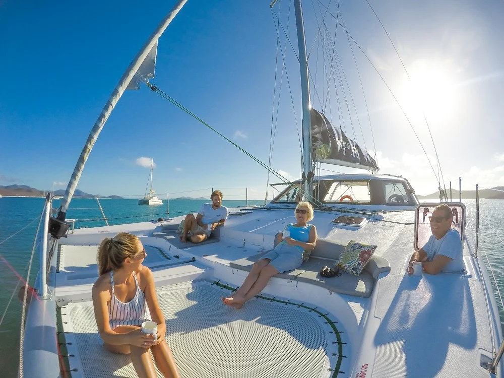 Lady L Seawind 1250 sailing catamaran in the Whitsundays