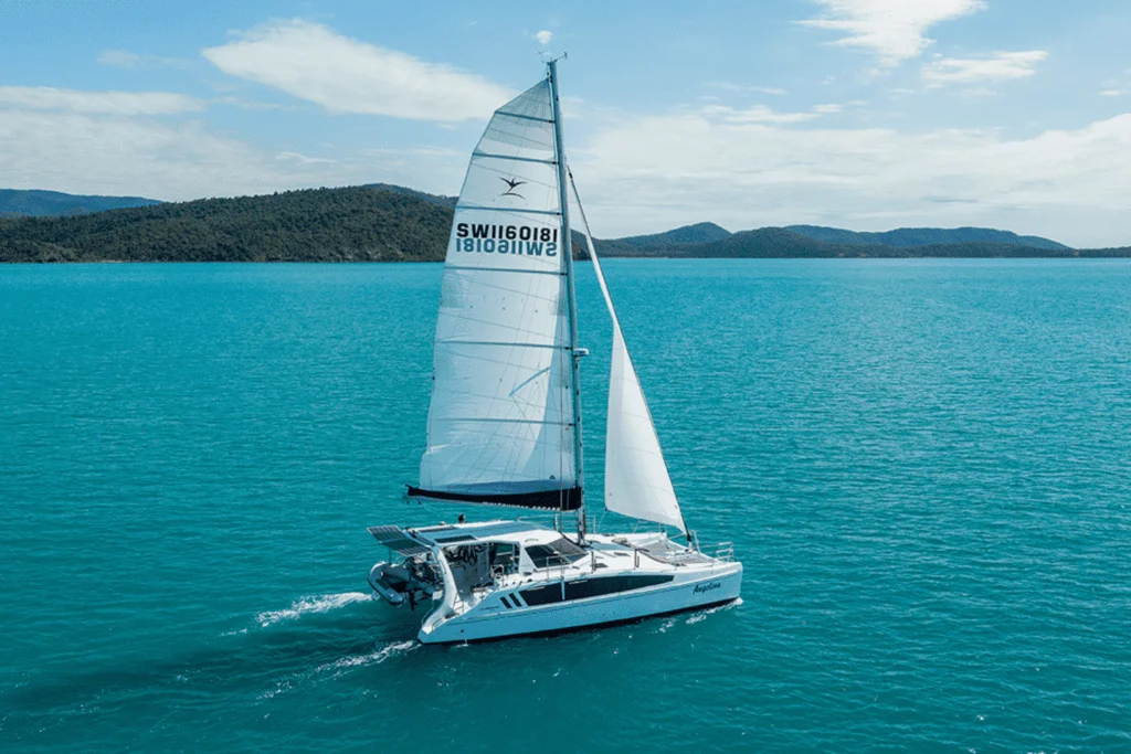 Angelina Seawind 1160 sailing catamaran in the Whitsundays