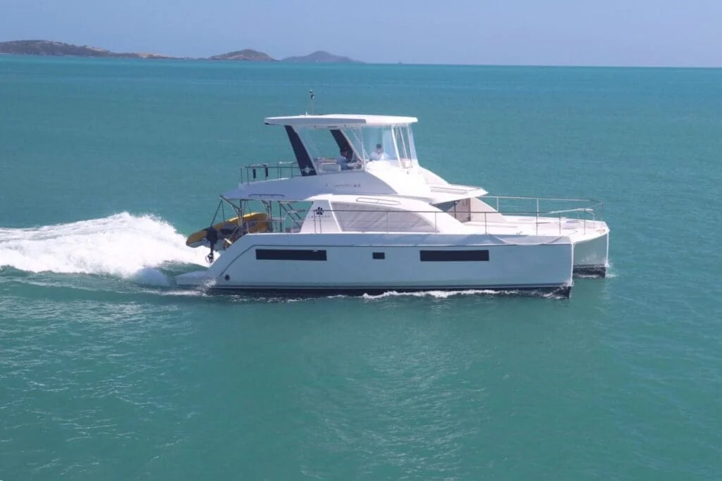 Omega Leopard 43.4 power catamaran in the Whitsundays