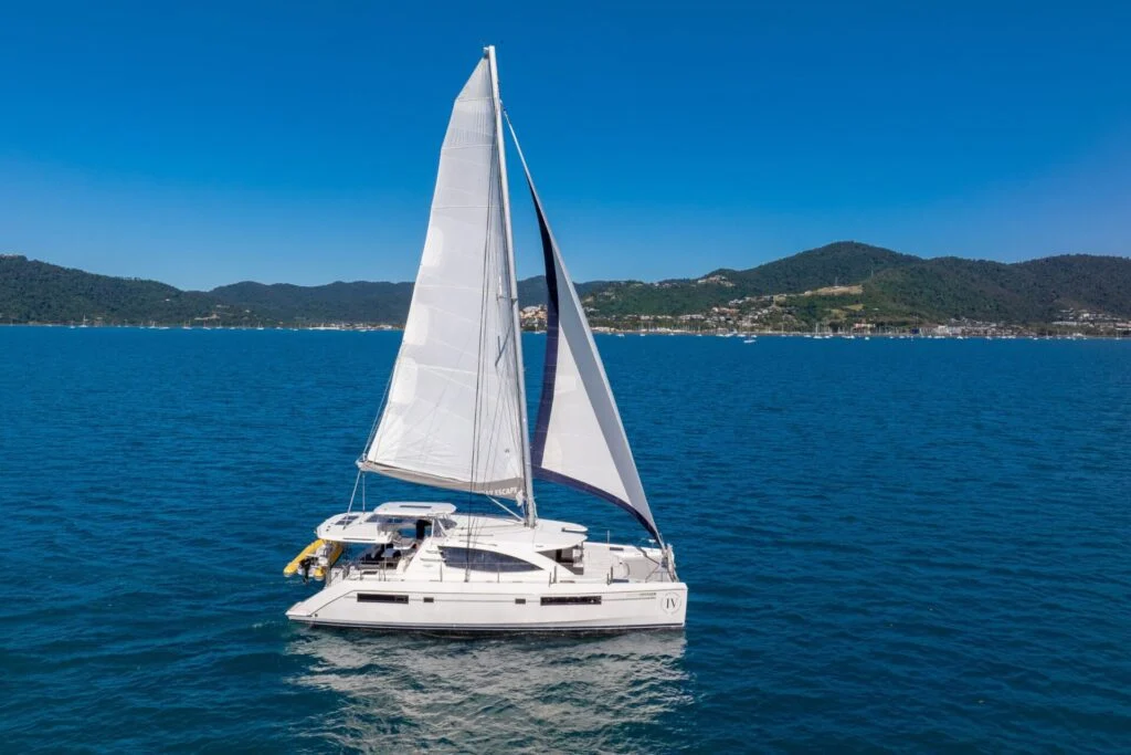 Indigo Voyager Leopard 48.4 sailing catamaran in the Whitsundays