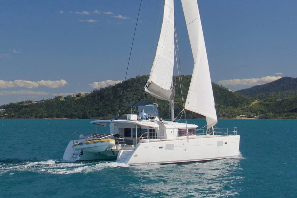 Great Escape Lagoon 450 sailing catamaran in the Whitsundays