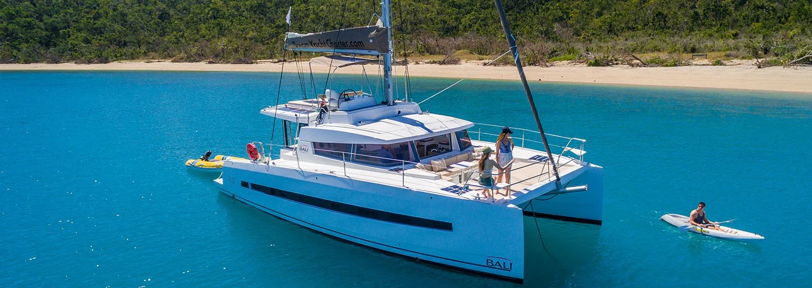 Sinatra Bali 4.3 sailing catamaran in the Whitsundays