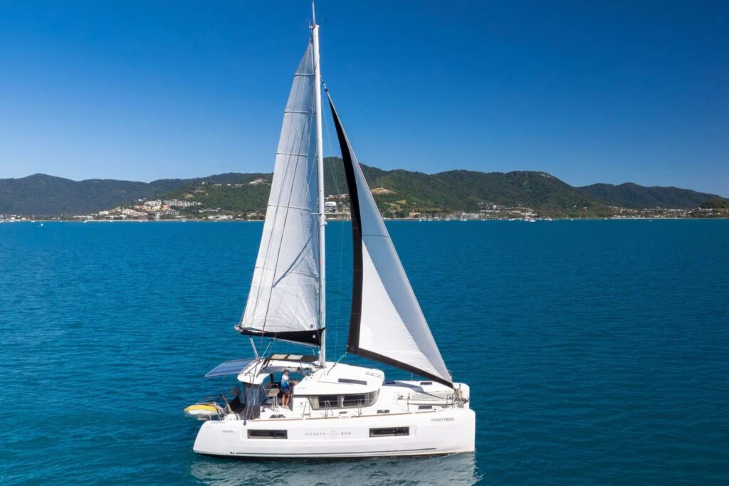 Tickety Boo Lagoon 40.4 sailing catamaran in the Whitsundays