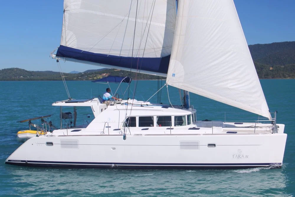 Tara Lagoon 440 sailing catamaran in the Whitsundays